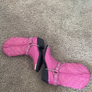 Pink Cowgirl Shoes